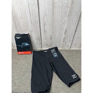 Speedo Youth Endurance+ Jammer Swim Shorts Black Size 26 M Competitive Swimwear